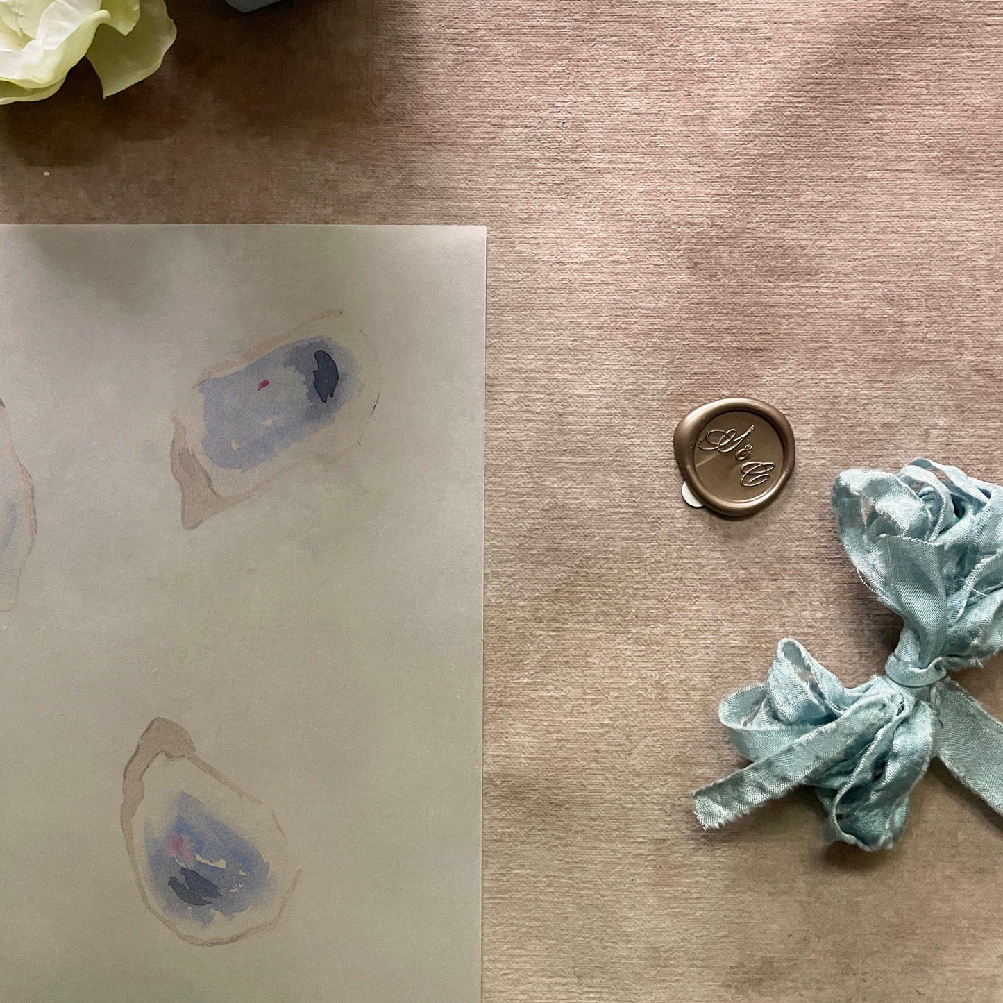 Oyster Vellum Wrap | A7 or A6 | Set of 10