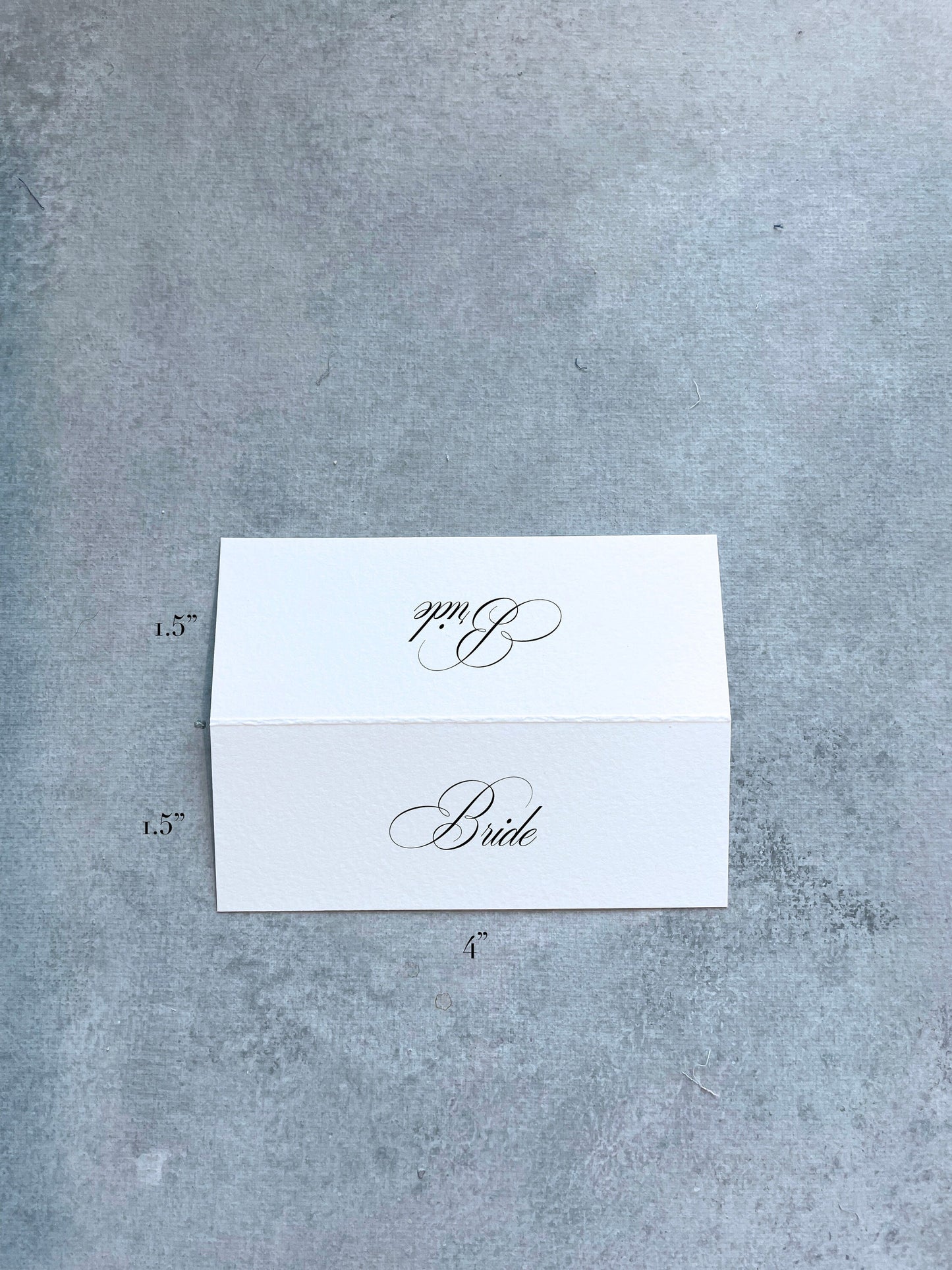 Formal Tented Place Cards | Set of 10