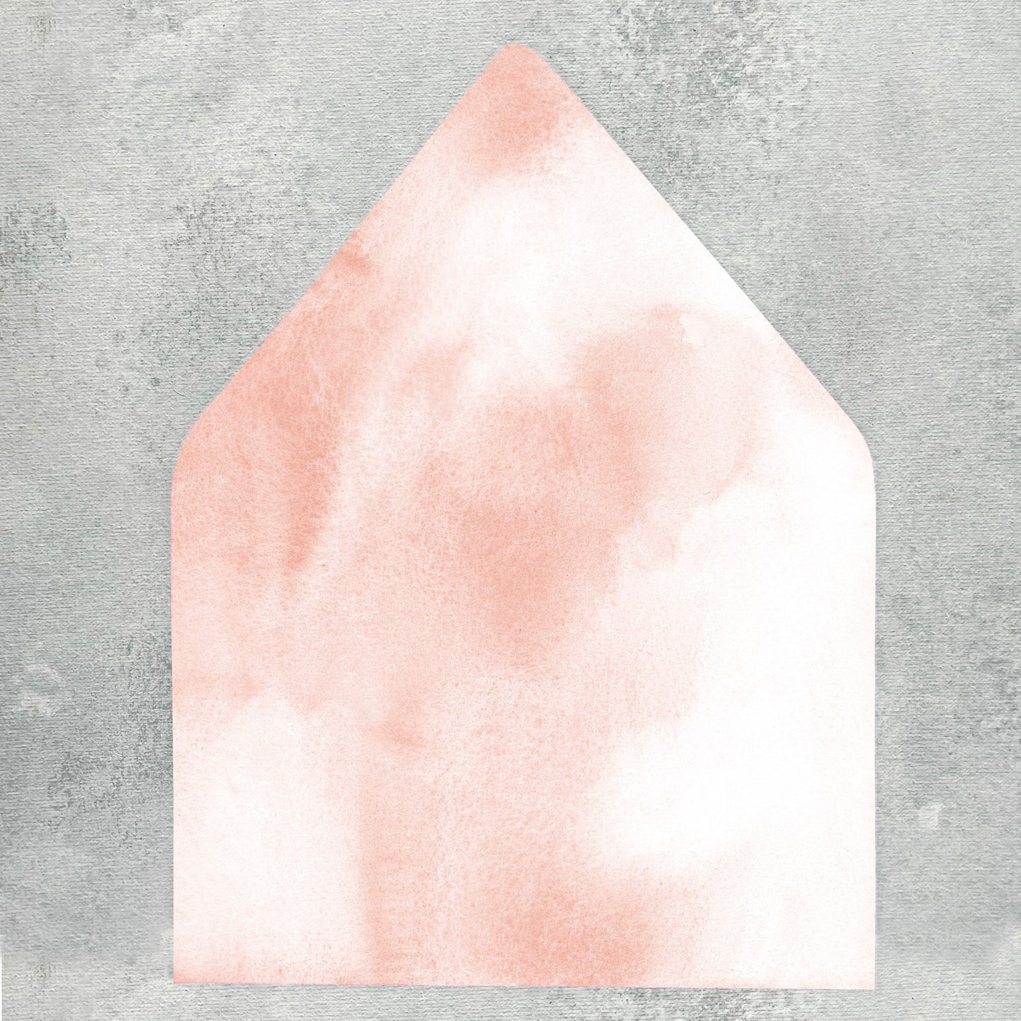 Blush Watercolor Envelope Liner | Euro Flap | Set of 10