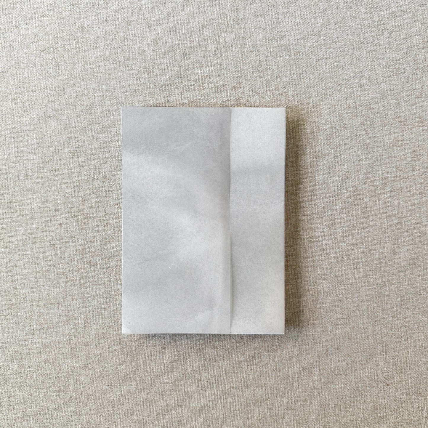 Grey Watercolor Vellum Wrap | A7 or A6 | Set of 10