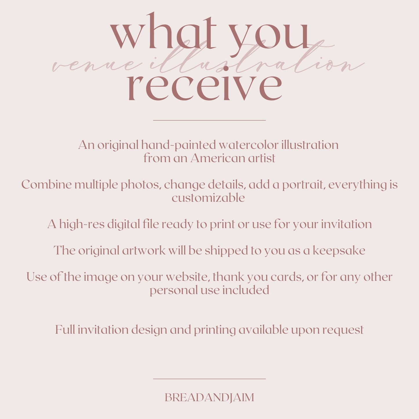 Watercolor Anniversary Gift