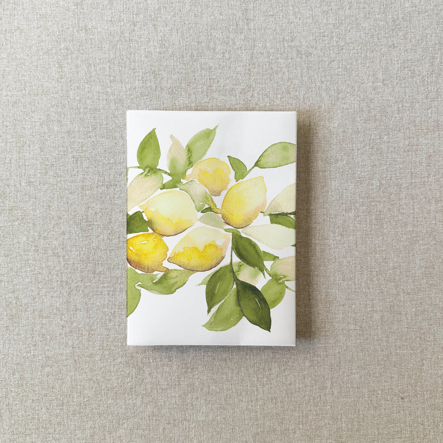 Lemon Vellum Wrap | A7 or A6 | Set of 10