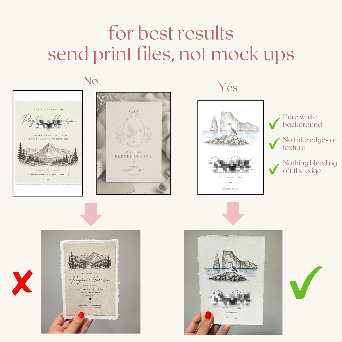 Watercolor Paper Printing | Sold by the Sheet | Straight Edge Prints