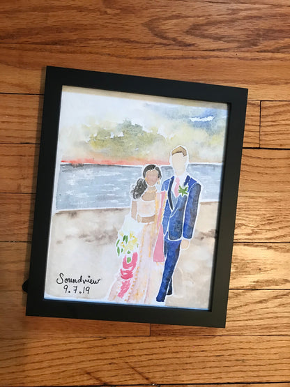 First Anniversary Gift Original Painting
