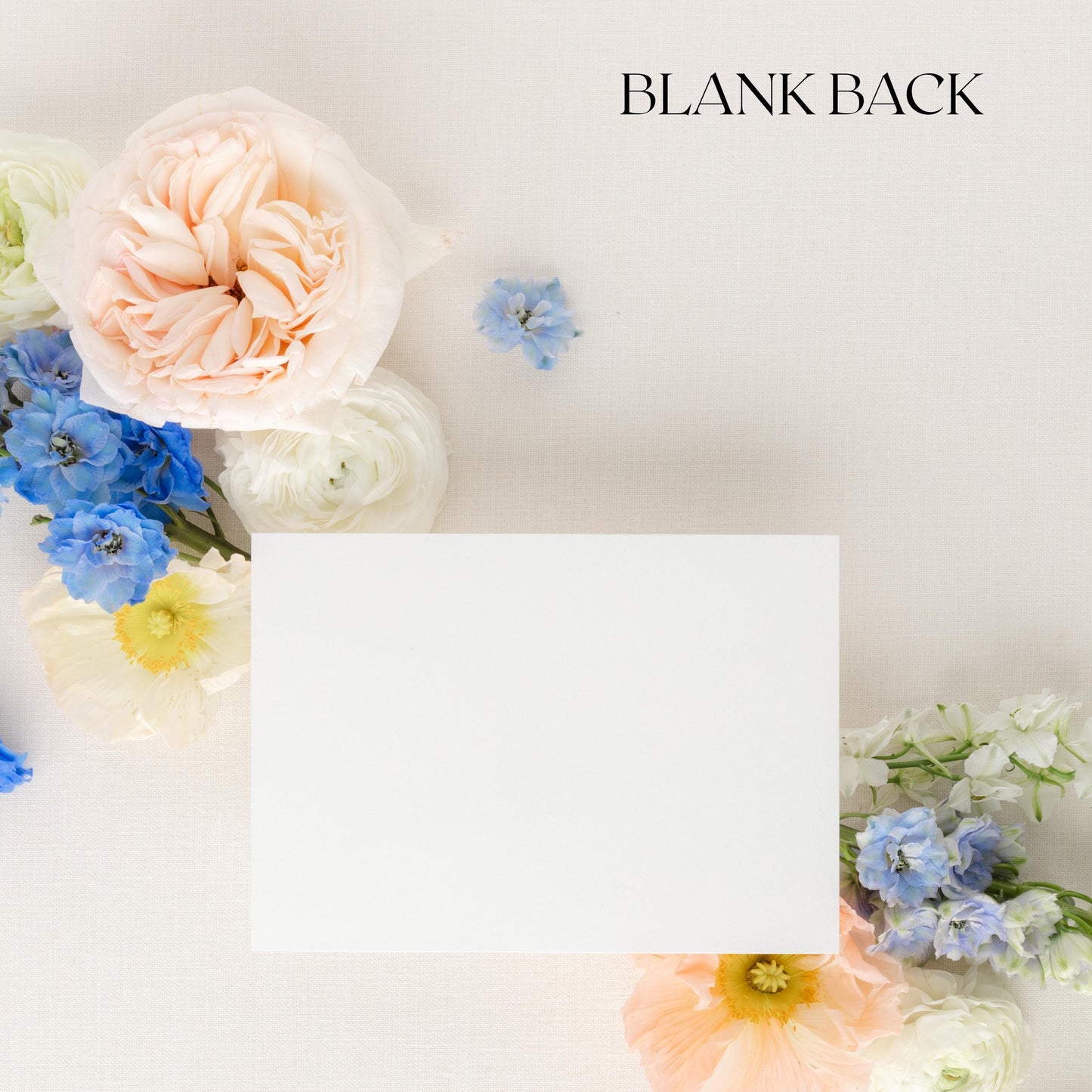 Simple Calligraphy Thank You Cards