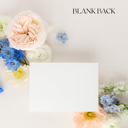 Simple Calligraphy Thank You Cards