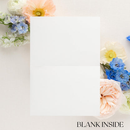 Simple Calligraphy Thank You Cards