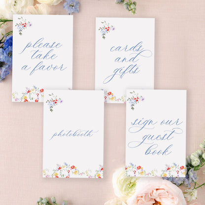 Floral Wedding Signs | Sign Our Guest Book | 5x7" or 8x10"