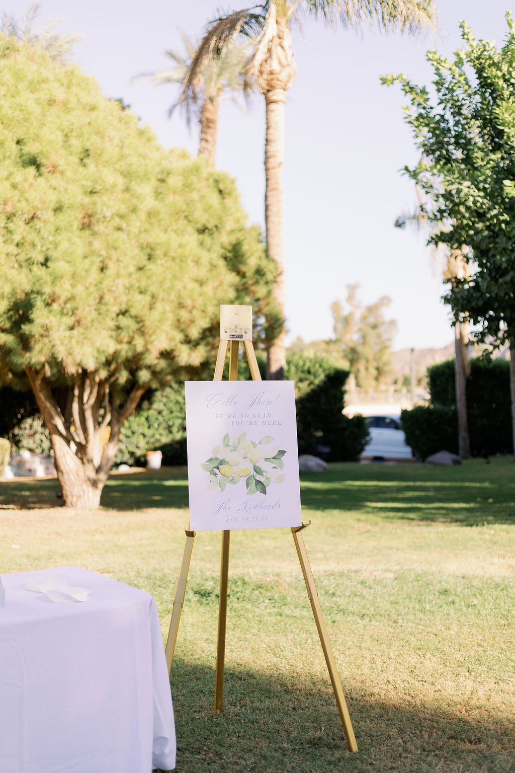 Semi-Custom Foam Board Welcome Sign