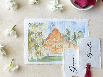 Watercolor Anniversary Gift