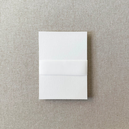 Blank Vellum Belly Band | Set of 10