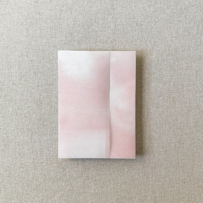 Blush Pink Vellum Wrap | A7 or A6 | Set of 10
