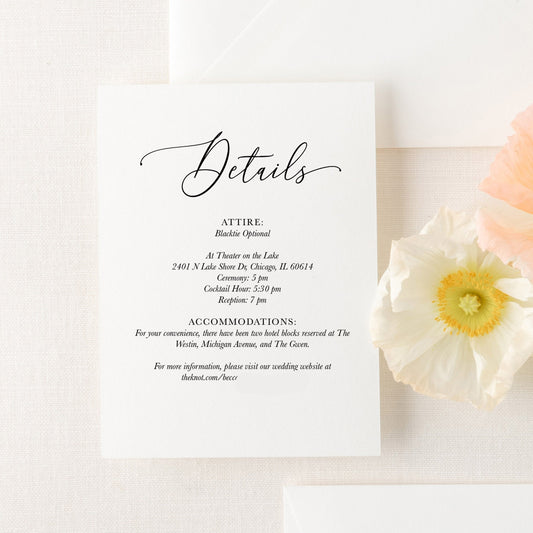 City Collection Details Card