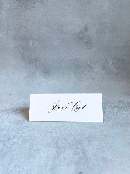 Formal Tented Place Cards | Set of 10