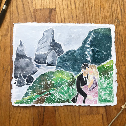 First Anniversary Gift Original Painting