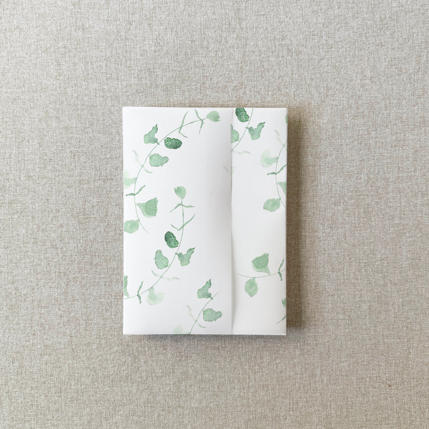 Eucalyptus Greenery Vellum Wrap | A7 or A6 | Set of 10