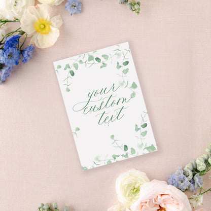 Eucalyptus Wedding Sign | Reserved | 5x7" or 8x10"