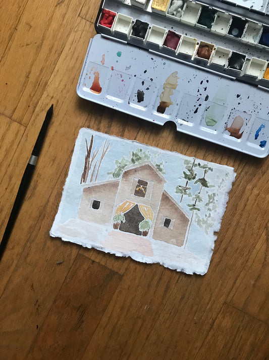 Custom Watercolor Venue Illustration