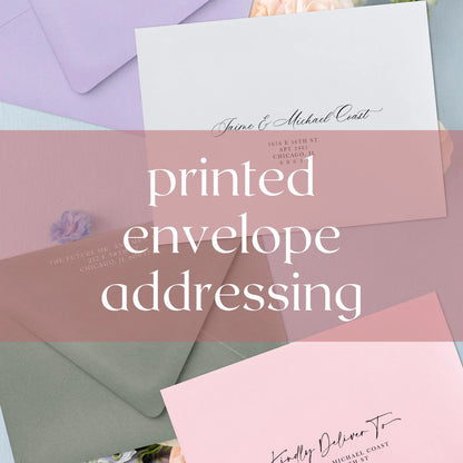 Custom Addressed Envelopes | Set of 10