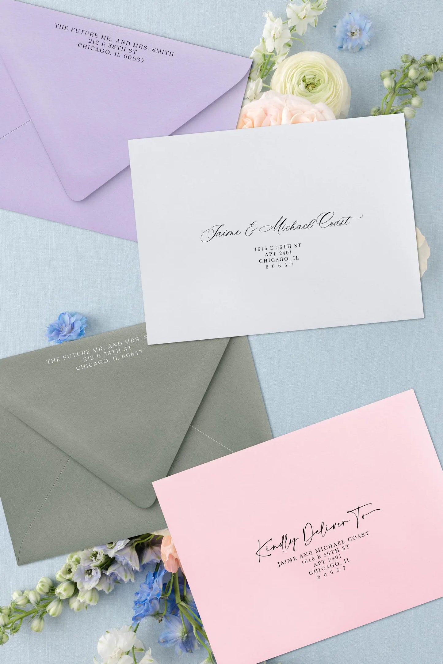 Custom Addressed Envelopes | Set of 10