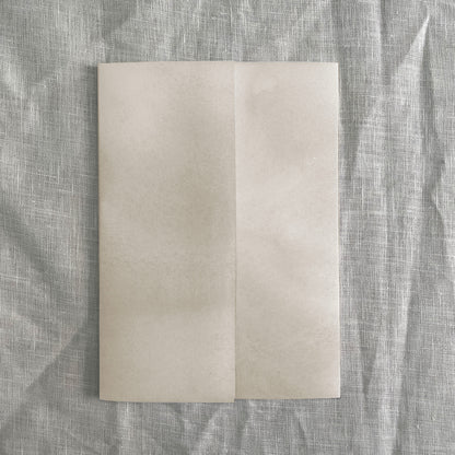 Neutral Watercolor Vellum Wrap | A7 or A6 | Set of 10