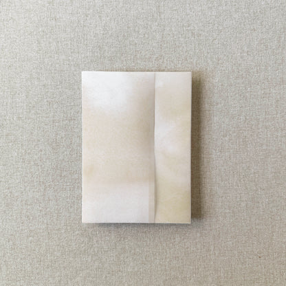 Neutral Watercolor Vellum Wrap | A7 or A6 | Set of 10