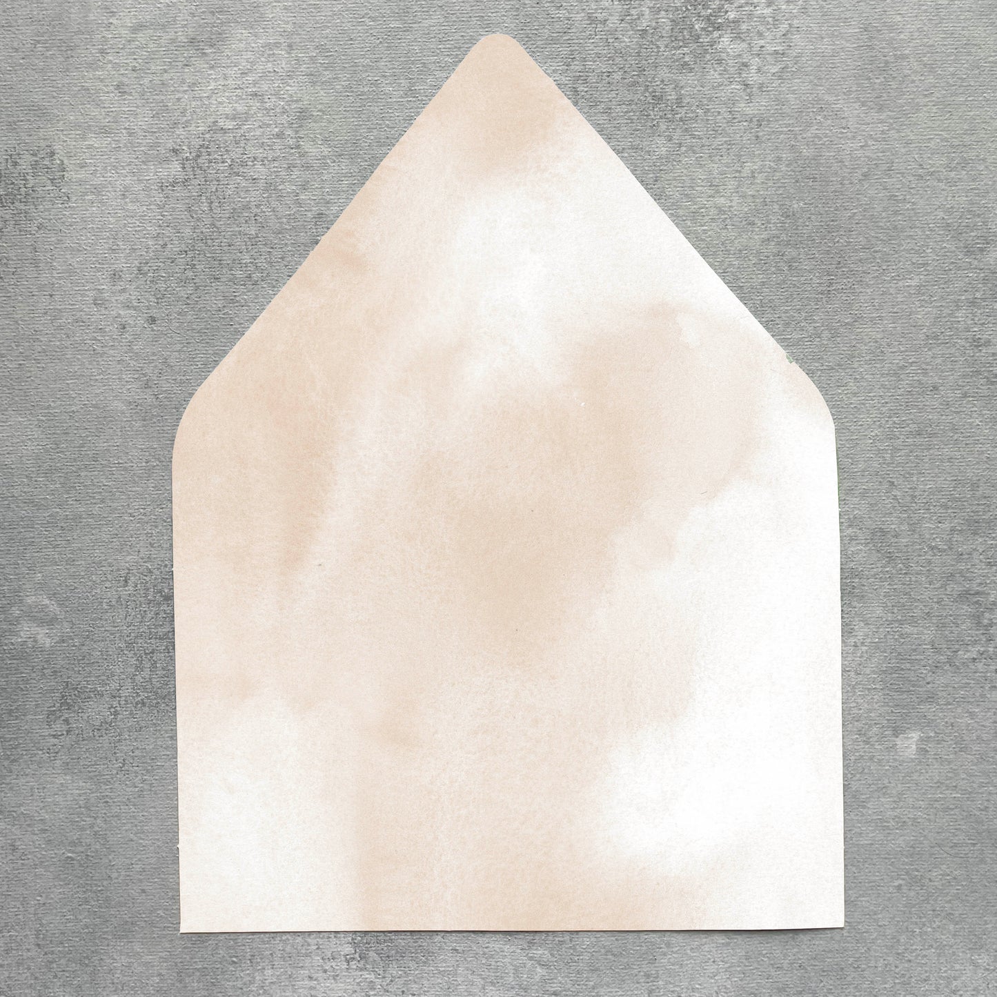 Neutral Beige Watercolor Envelope Liner | Euro Flap | Set of 10