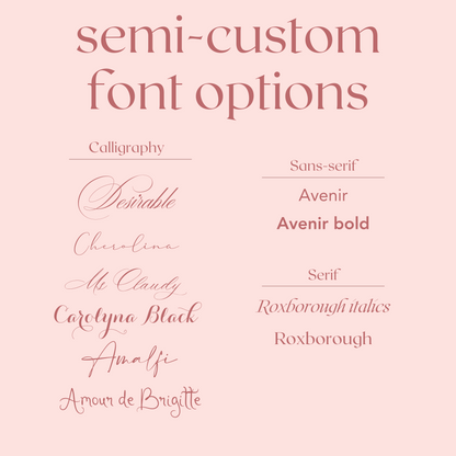Semi-custom Watercolor Paper Wedding Program | Set of 10 | Printed