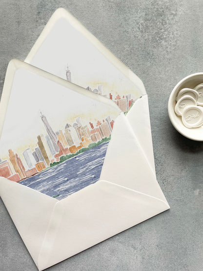 New York City Envelope Liner | Euro Flap | Set of 10