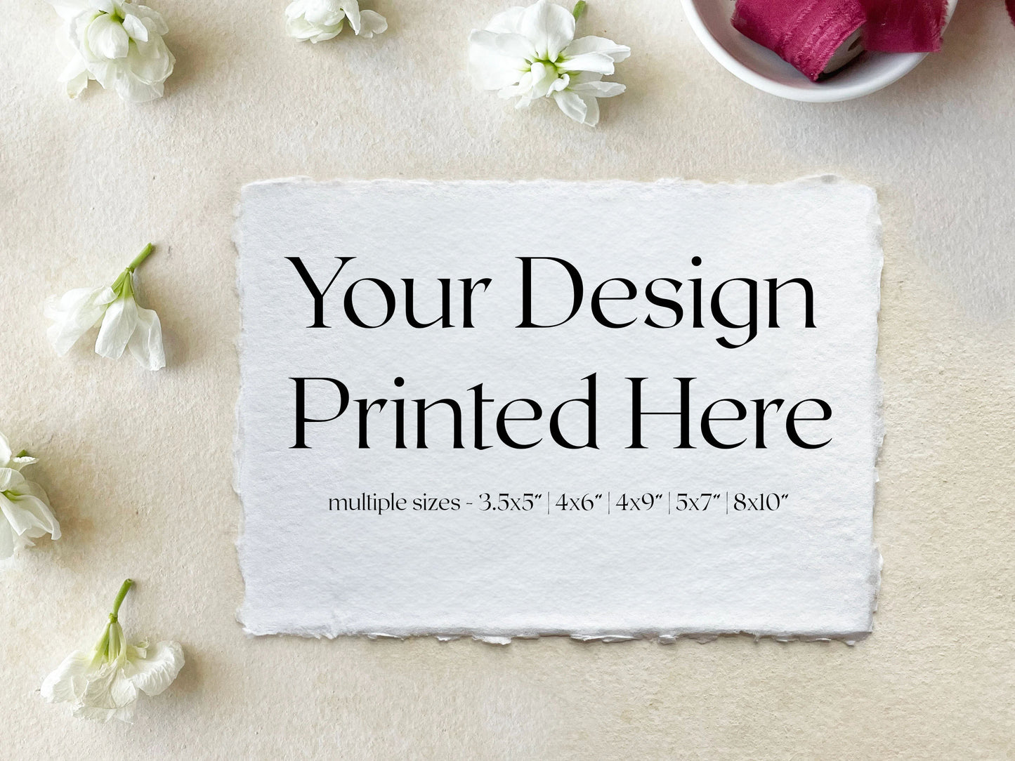 Handmade Paper Printing | Sold by the Sheet | Deckled Edge Prints