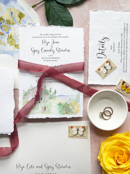 Handmade Paper Printing | Sold by the Sheet | Deckled Edge Prints